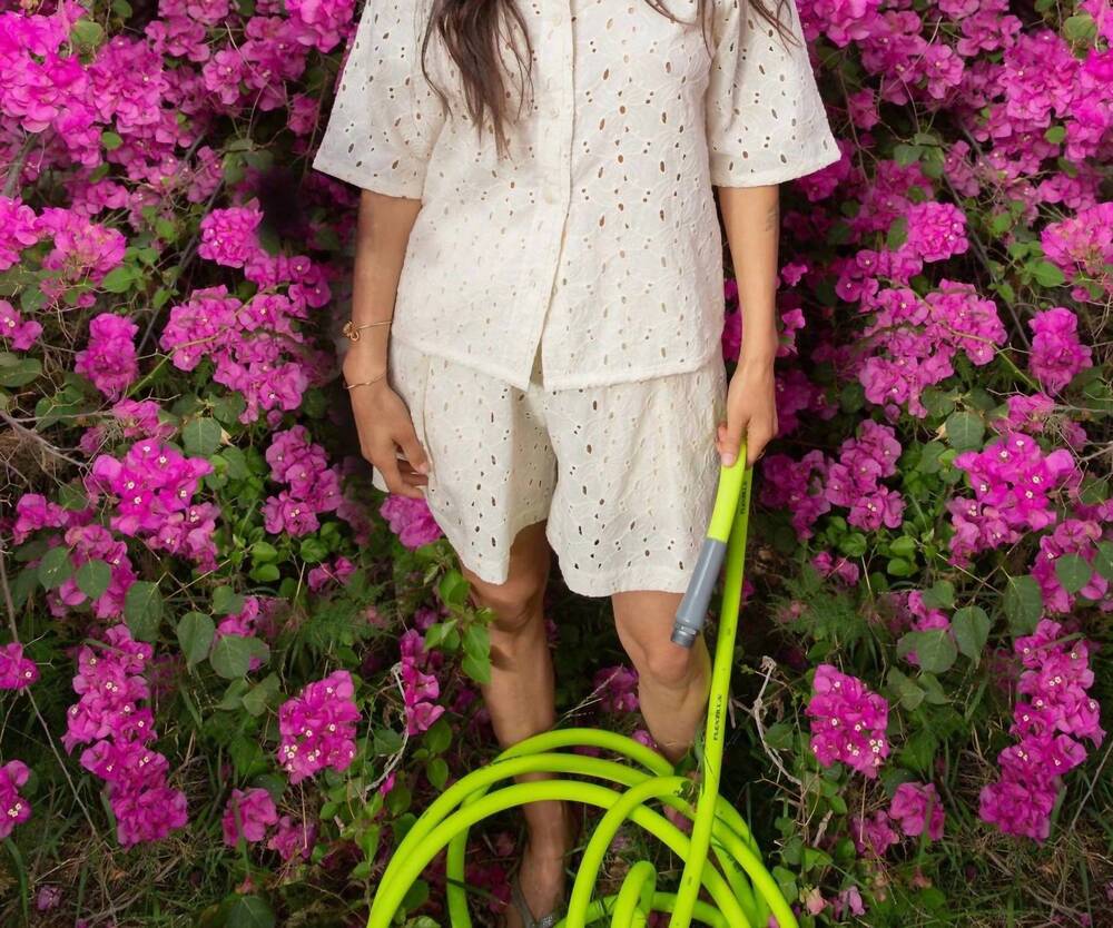 NEW LWN sisal short sleeve shirt in ecru